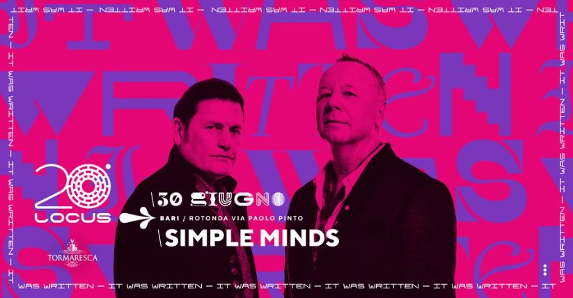 Simple Minds per il Locus festival
