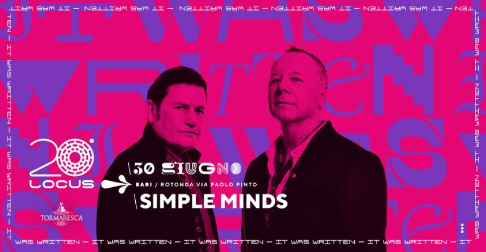 Simple Minds per il Locus festival